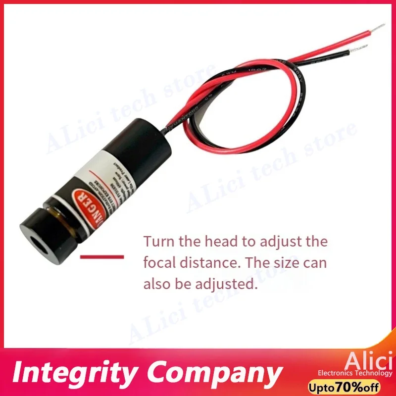 12MM Red Light 650nm 24V 5mW Infrared Adjustable Laser Module Locator Adapter