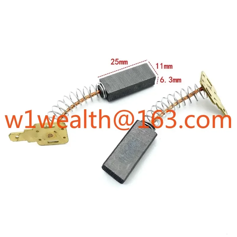 Suitable for Yili/Liqi high pressure washer car washer motor motor carbon brush 6.3 * 10/11 7.2 * 13