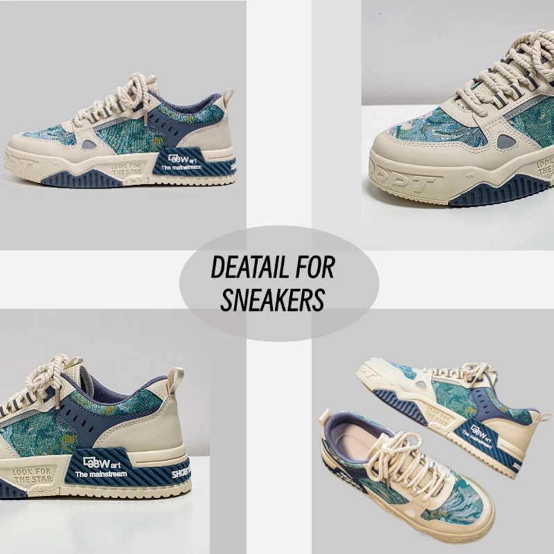 Fipatbu-zapatos de skate para hombre, zapatillas de lona con plataforma inferior gruesa, cómodas, transpirables, vulcanizadas, informales