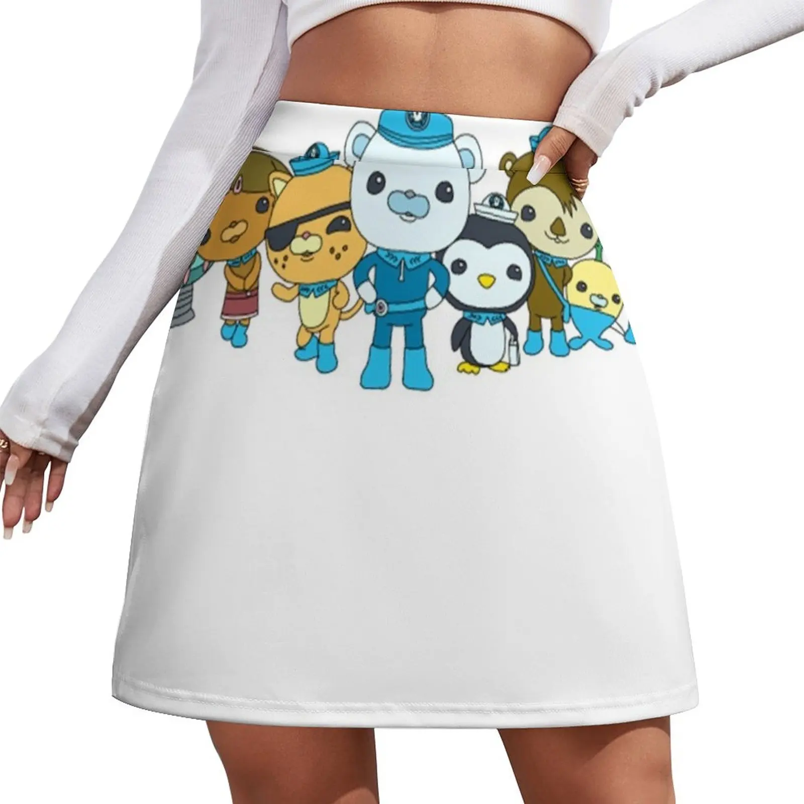 The Octonauts Family Mini Skirt Skirt for girls dresses for prom Skirt satin