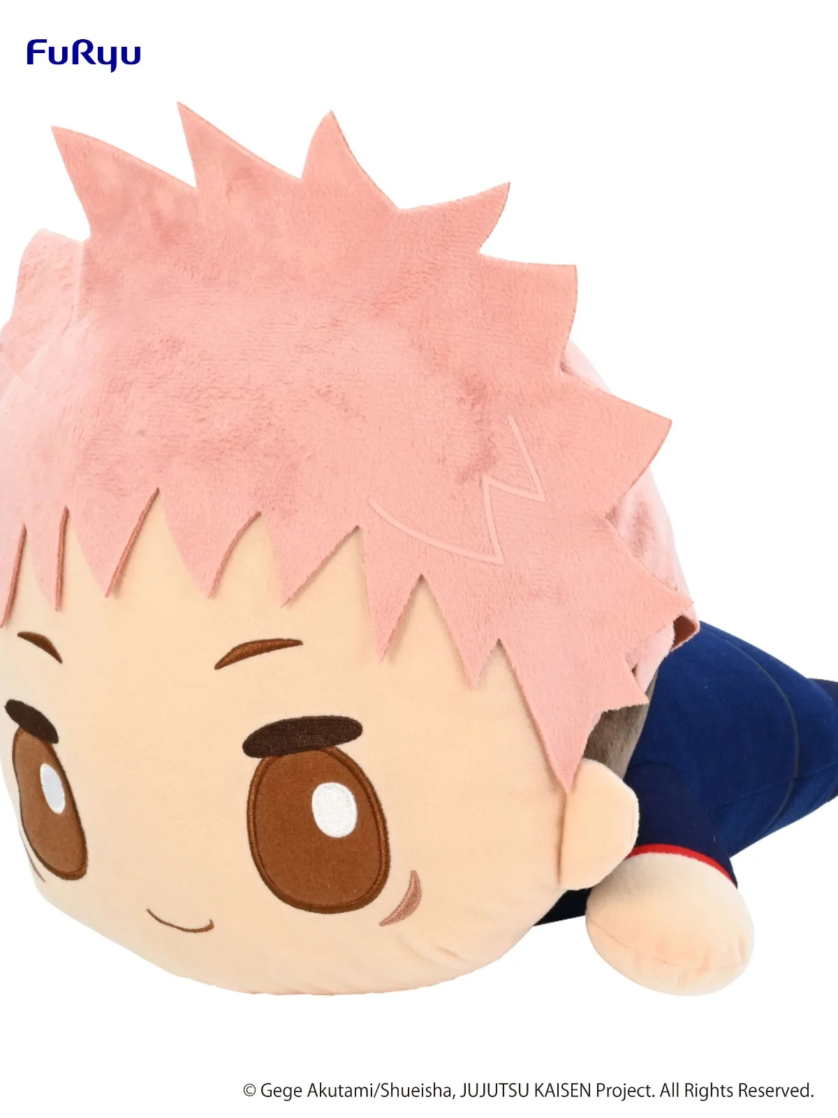 Anime Jujutsu Kaisen Itadori Yuji Cosplay Plush Lie Prone Cotton Dolls Cartoon Maumet Puppet Toys Accessories Xmas Gift