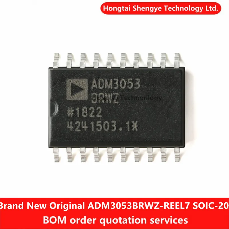 New Original ADM3053BRWZ-REEL7 SOP-20 Isolated CAN Transceiver Chip