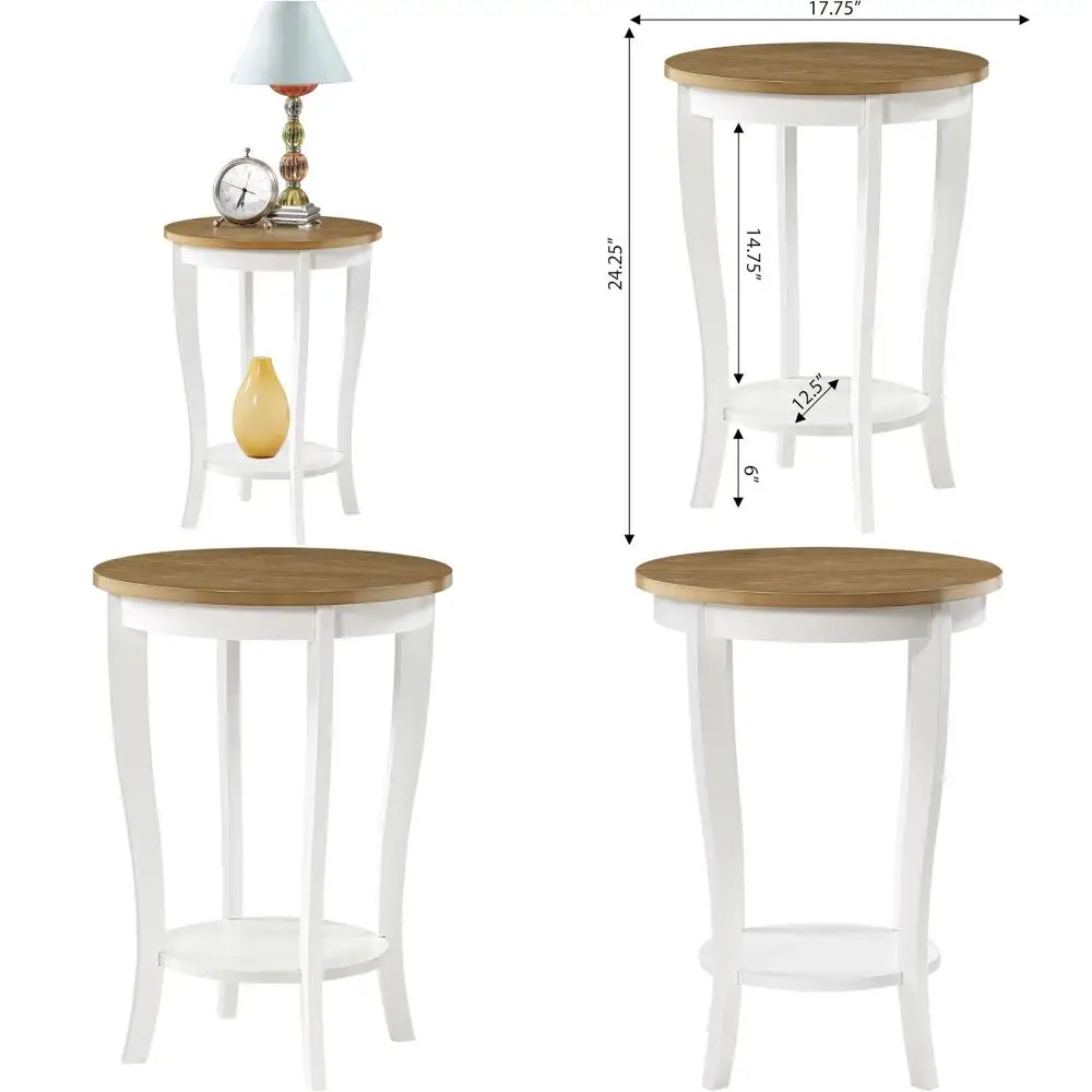 

Круглый приставной столик из коряги и белого дерева