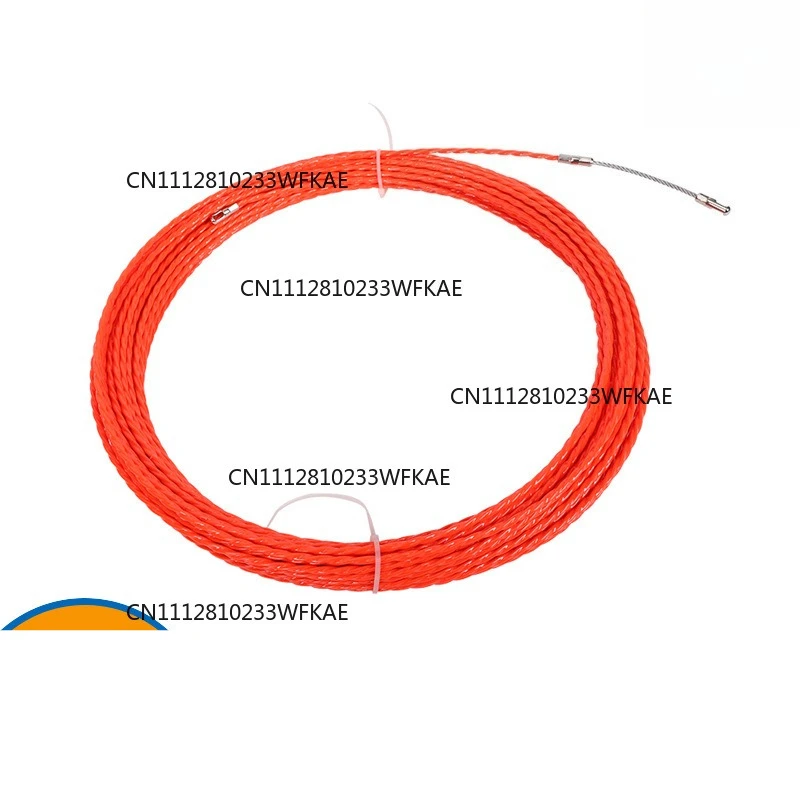 Electrical multi-color polyester trefoil pipe hole cable puller threading device lead threading device wall wire threading rope