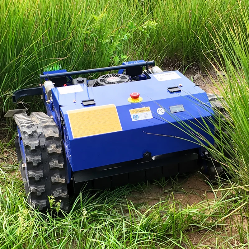 جزازة العشب الذكية المجنزرة المخصصة، روبوت إزالة الأعشاب اللاسلكي الذي يتم التحكم فيه عن بعد