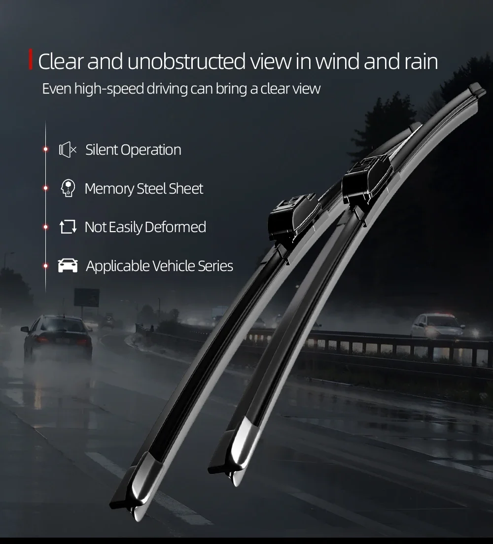 Für BYD Sealion 7 2024-2026 Frontscheibenwischer Windschutzscheiben-Zubehör 26"17" 2025 – Detail 9