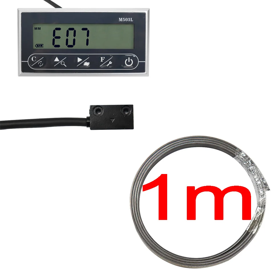 Magnetische Weegschaal Dro Lcd-Scherm M503l Digitale Radout Geïntegreerd Embedded Magneet Meetsysteem Magneetband Met Vlekriem