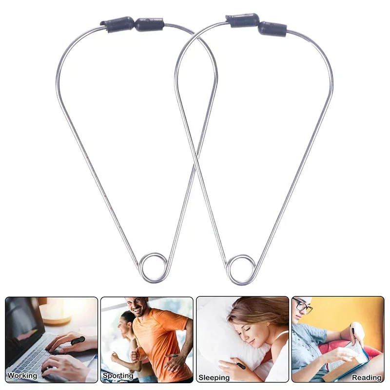 Acupoint Finger Joint Point Metal Massage Clip Portable Hand Meridian Massager Acupressure Clip Hand Acupuncture Points Clip