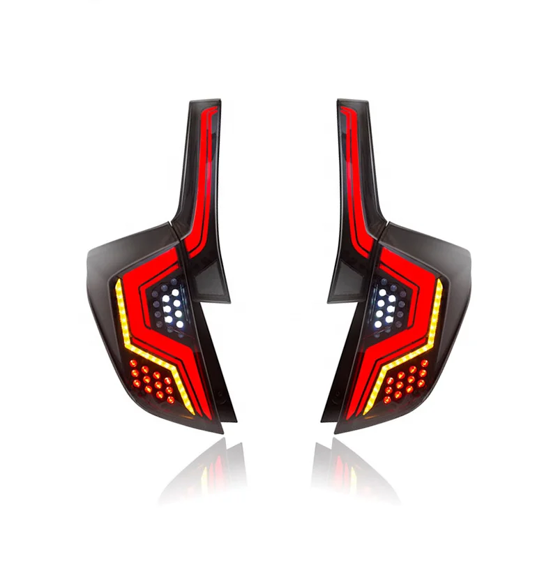 

Led Tail Lamp For Honda Fit Jazz 2014-2019 LED Tail Lights Dynamic Animation Sequential Turn Signal New 24V Car Rear Tail Lamp