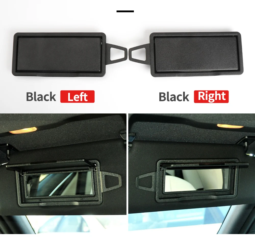 2048104510 2048104610 Sun Visor Makeup Mirror Cover Replacement Fit For Mercedes‑Benz W204 C‑Class X204 GLK‑Class C300 GLK350 view 2