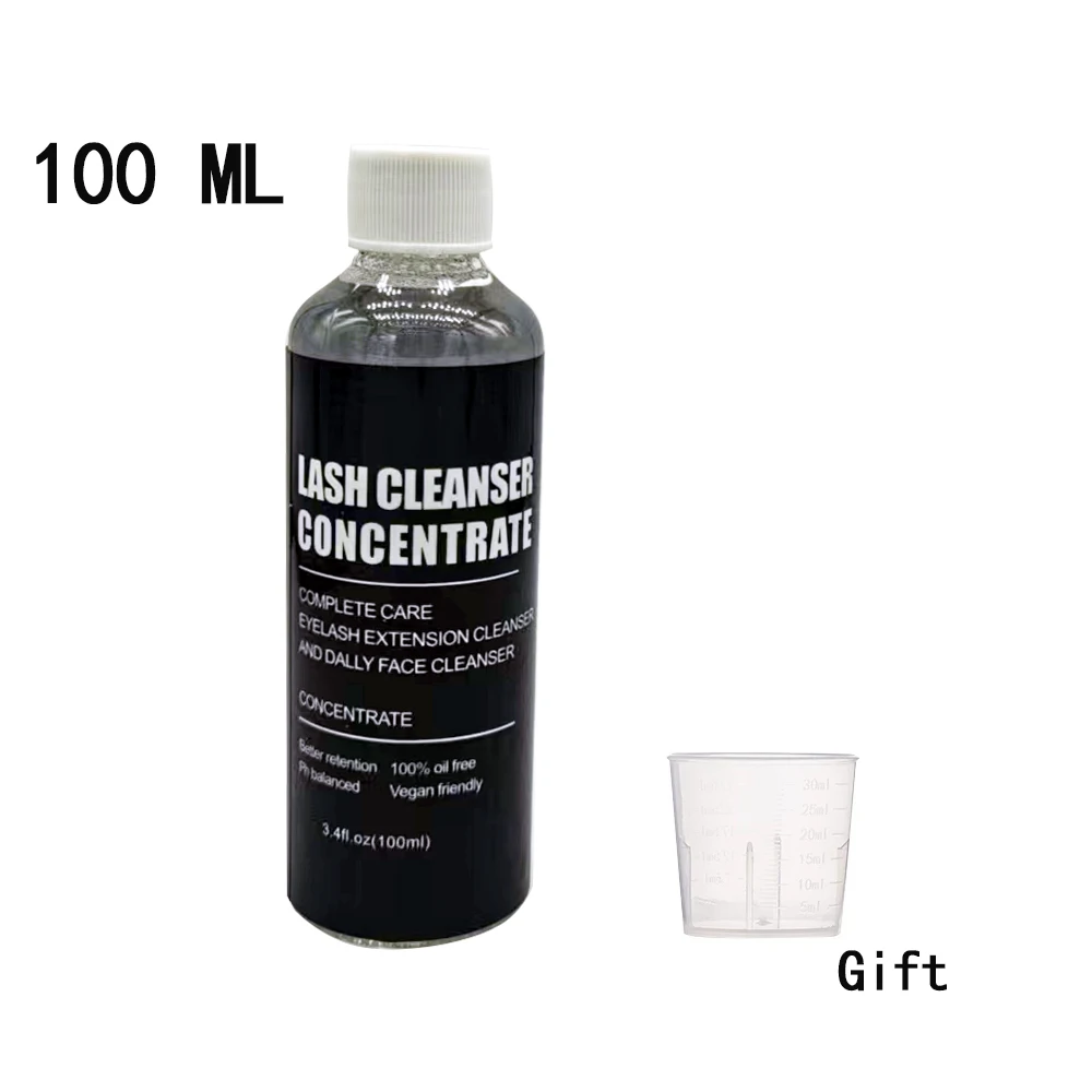 Wimperverlenging Shampoo Concentraat Kit 100ml Wimperbad Schuimreiniger Mousse Geschikt voor dagelijks gebruik gezichtsreiniger concentraten