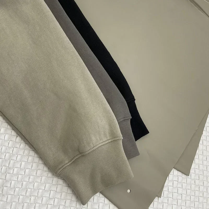 Klassische Marke Double Line Herren Hoodies Luxuriy Design Brust Reflektierende Kleine Schriftzug Logo Mode Paar Lose Baumwolle Hoodie