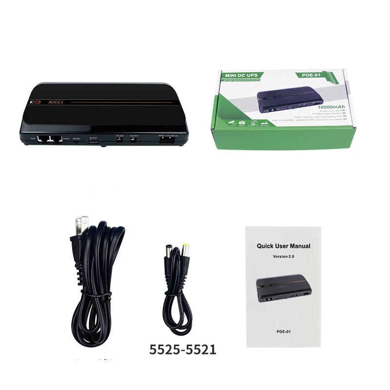 10400mAh DC12V 2A UPS Battery Backup UPS Uninterruptible Battery Backup  for LED Light Strip Camera Router