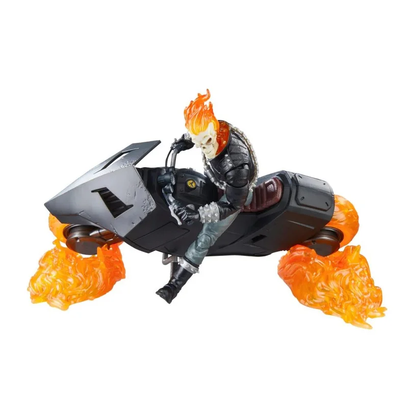 In Stock Ghost Rider And Motorcycle Fighting Vehicle 85th Anniversary Series 6-Inch Ml Doll Doll Model Handmade Ornament view 3