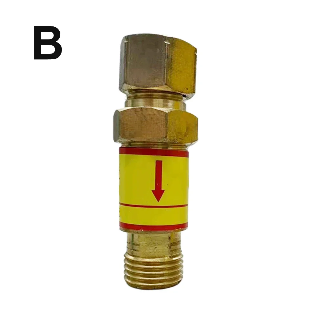 Gas Welding Oxygen/Acetylene/Methane Flashback Arrestor Automatic Reset 80*20*20 Mm Prevent Backfire For Instrumentation, Home