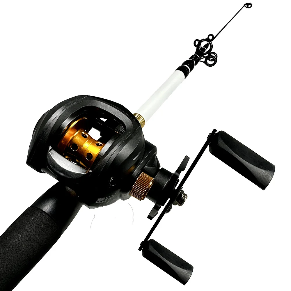 

Super Smooth Long Casting Drop Fishing Reel 7.2:1 Explosion-proof Wire Magnetic Double Braking System 2000Series Left Right Hand
