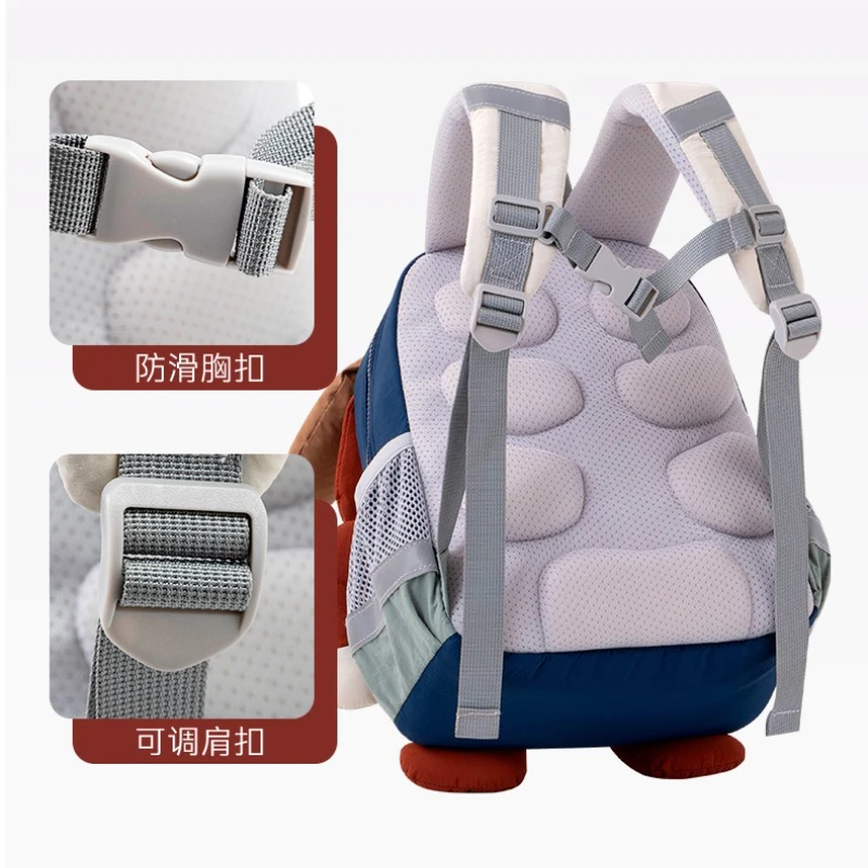 حقيبة ظهر ثلاثية الأبعاد على شكل كلب كرتوني للأولاد خفيفة الوزن للأطفال الصغار حقيبة مدرسية للبنات والأطفال ورياض الأطفال حقيبة مدرسية للنزهات Mochilas #5