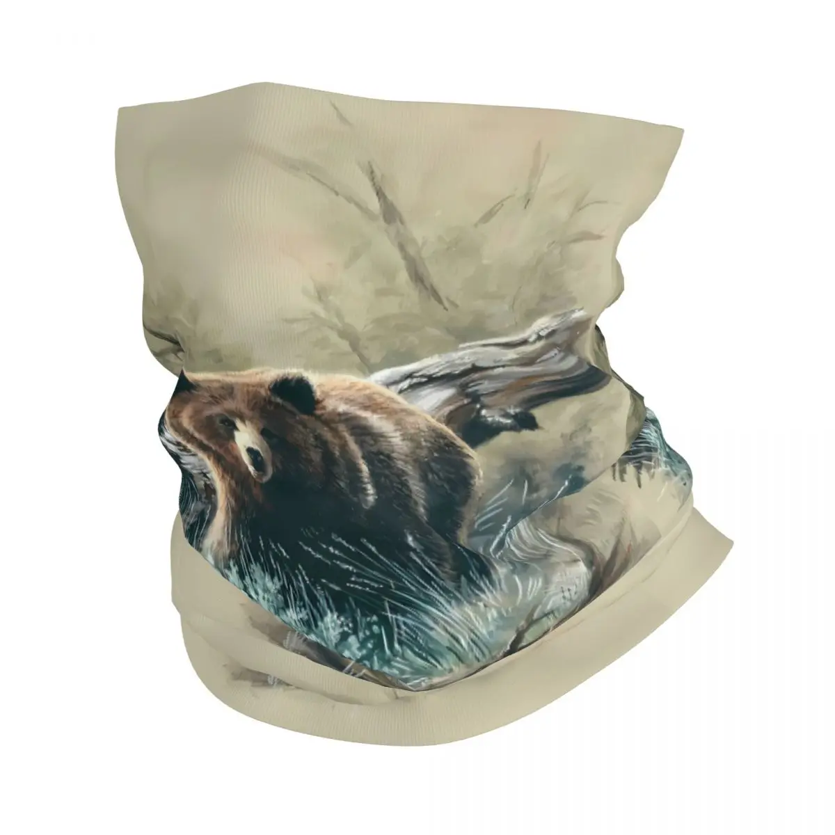 Raccoon Scarf Neckerchief Neck Face Mask Polyester