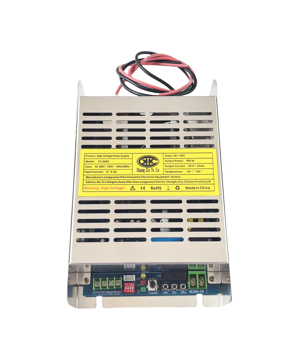 DC 3KV-20KV CX-200A Single output   High Voltage Power Supply  300W