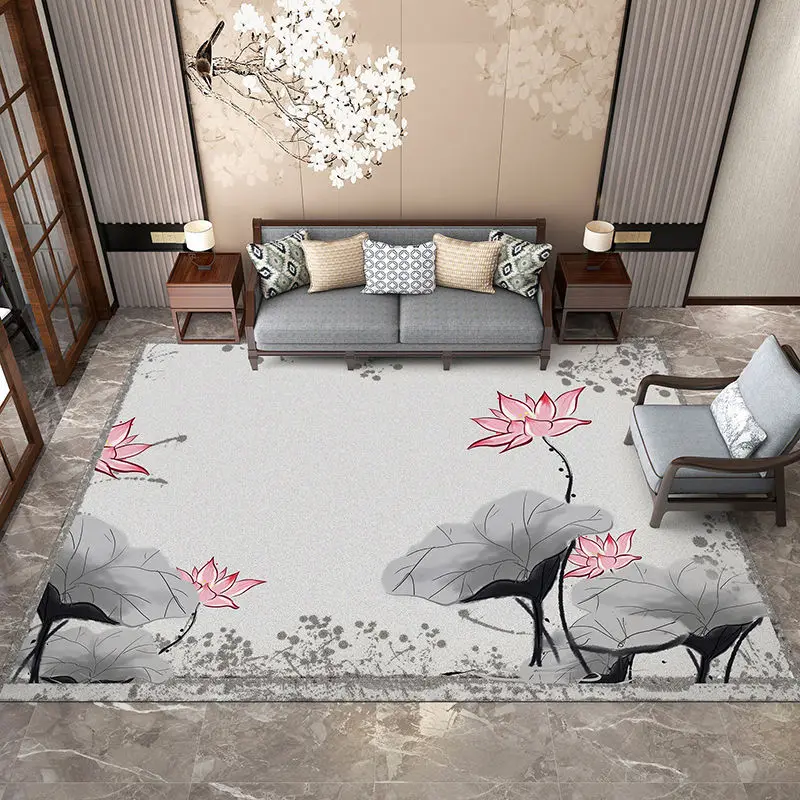 Chinese Style Flower Carpet Living Room Big Size 160x230 Study Decoration Home Rugs for Bedroom 300x400 Room Decor Floor Mats