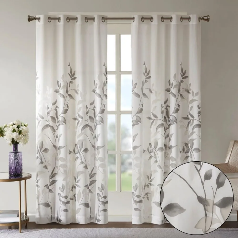 Custom-Made Sand-Colored Curtains for Windows, 98 x 84, Pair Set with Tailored Finish