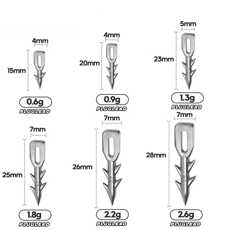 Plomos con púas para Neko Rig y Wacky Rig – Peso ideal para vinilos - imagen 5
