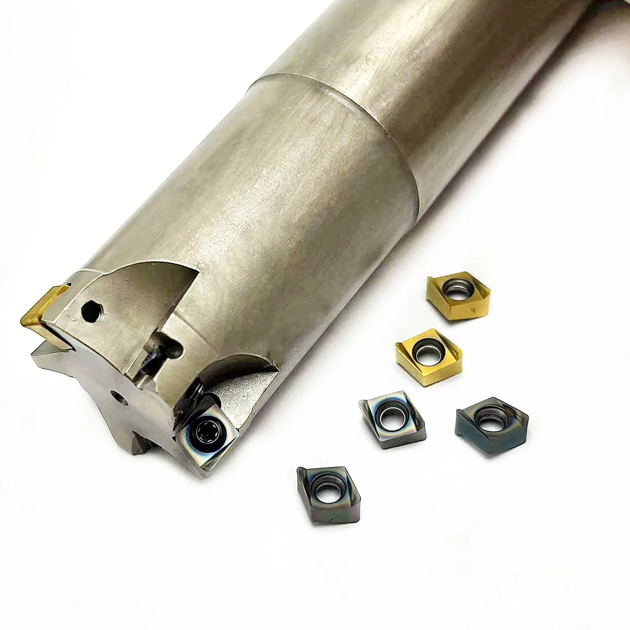 4 nkt060308 Hartmetalle insatz te90 4 nte90 Metall-Schnell fräser Wolfram carbid 4nkt060308r-m Schnell fräser