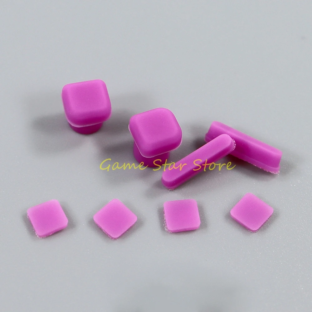 1 مجموعة استبدال لنينتندو DS لايت وحدة التحكم المسمار قواعد مطاطية غطاء ل NDSL العلوي شاشة LCD مسامير غطاء المطاط