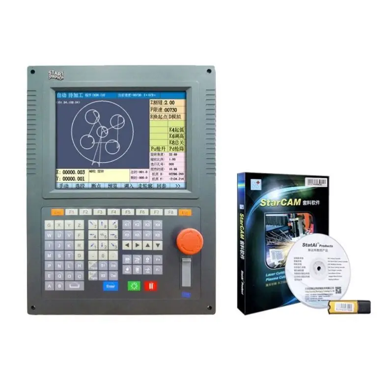 TEBAK CNC Controller CNC Controller CC-M4 2 axis for cnc plasma cutting machine Adjusting from Manufacturer