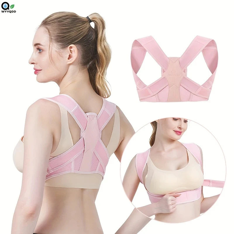 

Posture Corrector Brace Adjustable Upper Back Brace for Clavicle Support and Providing Fatigue Relax from Neck, Shoulder