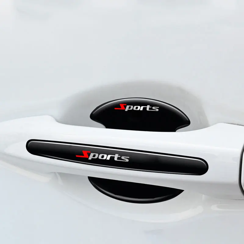 

8 шт. ручка чаши двери автомобиля защищает краску автомобиля от царапин защитные наклейки на дверь автомобиля внешние аксессуары