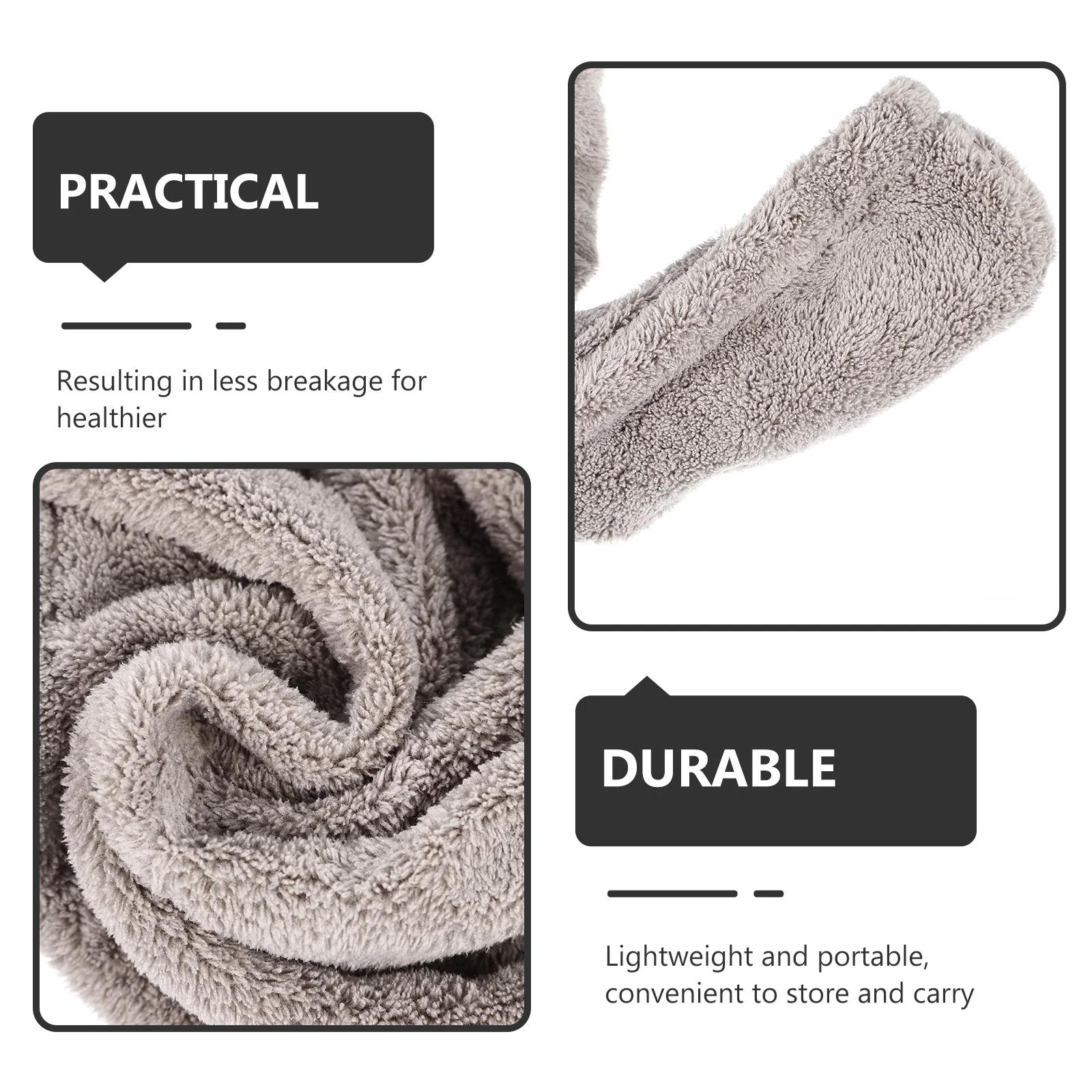 Toalla envolvente, gorro seco, absorbente de agua, gorro de ducha reutilizable de secado rápido, gorros secos de baño, turbante para envolver el cabello húmedo, herramienta de secado de cabello