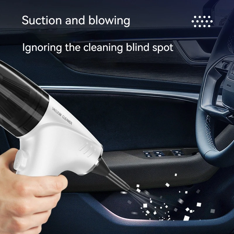 XIAOMI Wireless Car Vacuum Cleaner Strong Suction Dust Catcher Handheld Portable Suction & Blows 4 in 1 Vacuum Cleaner Dual Use