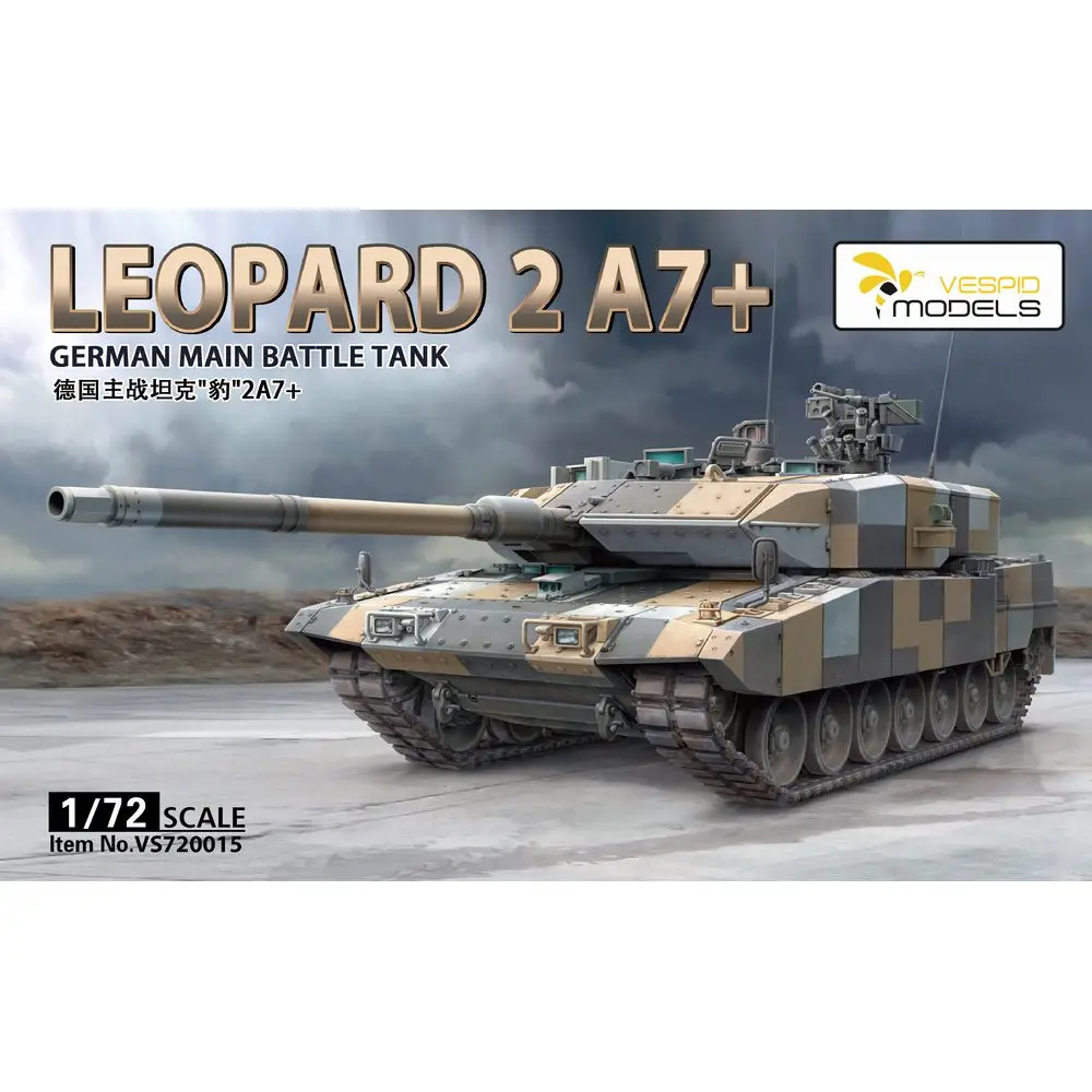 VESPID MODELS VS720015 1/72 German Main Battle Tank Leopard 2A7+ - Scale Model Kit