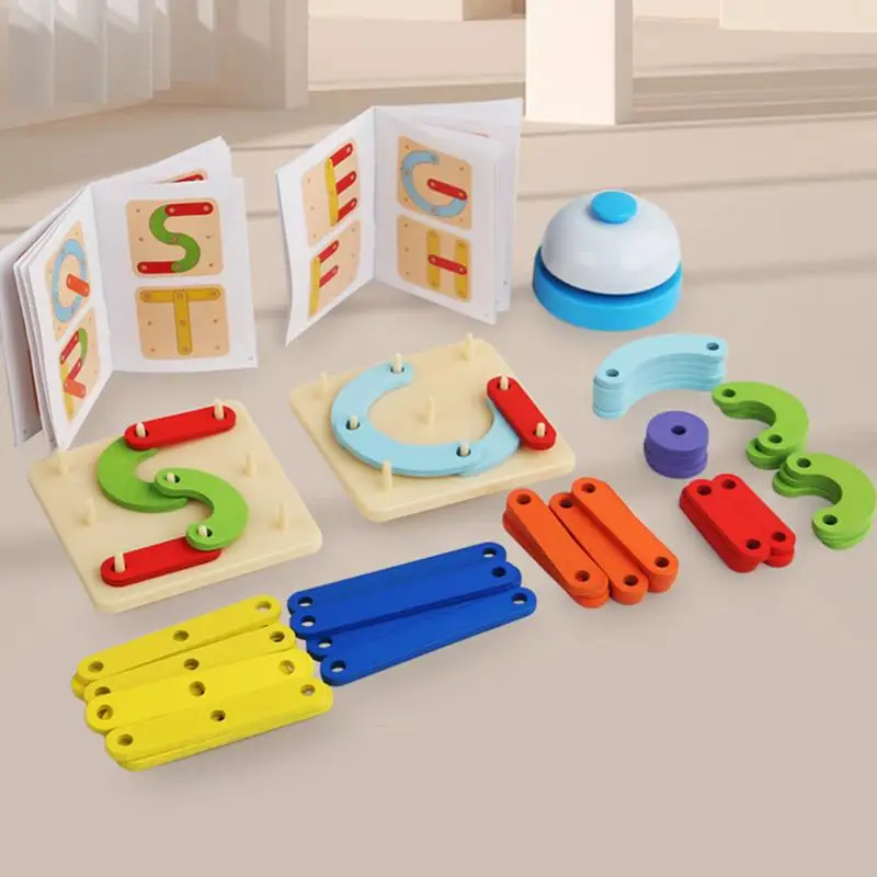 Puzzle Board Toy Two-Player Battle Puzzle Toy Multi-Purpose Preschool Learning Toy For Home Outdoors School Kindergarten