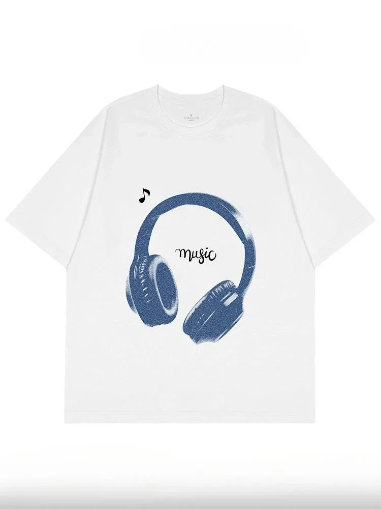 الرجال والنساء القطن تي شيرت المحملة Casuai قصيرة الأكمام Crewneck قمة الموضة الشارع الشهير الخريف قميص الجرافيك تي شيرت #4