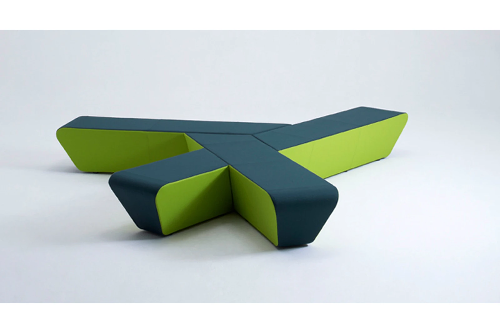 Free Combination Modular Sectional Sofa Bench for Public Space