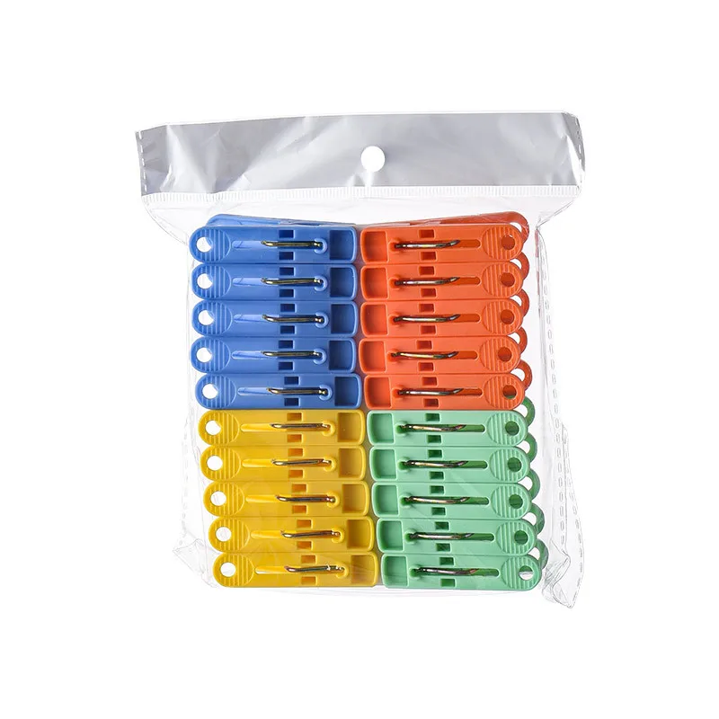 10/5Pcs Plastic Clothespins Colorful Clothes Pegs Laundry Hanging Pin Clips Household Clothespins Socks Underwear Rack Holder