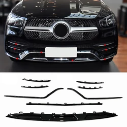 a1678856703 a1678854505 a1678856803 A1678856903 For Mercedes Benz GLE C167 V167 W167 Chrome Chromium Front Bumper Spoiler Trim