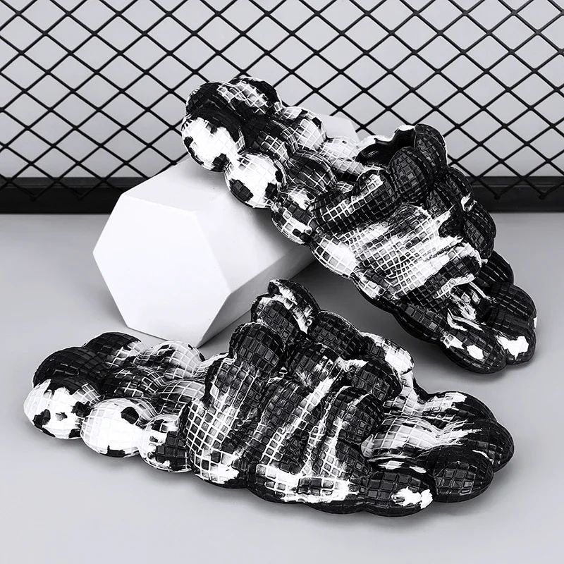 Man Cloud Slippers Beach Ladies Bubble Slides Men\'s Tap Shoes For Women Camouflage Flip Flops Eva Slipper Summer Sandals Tongs