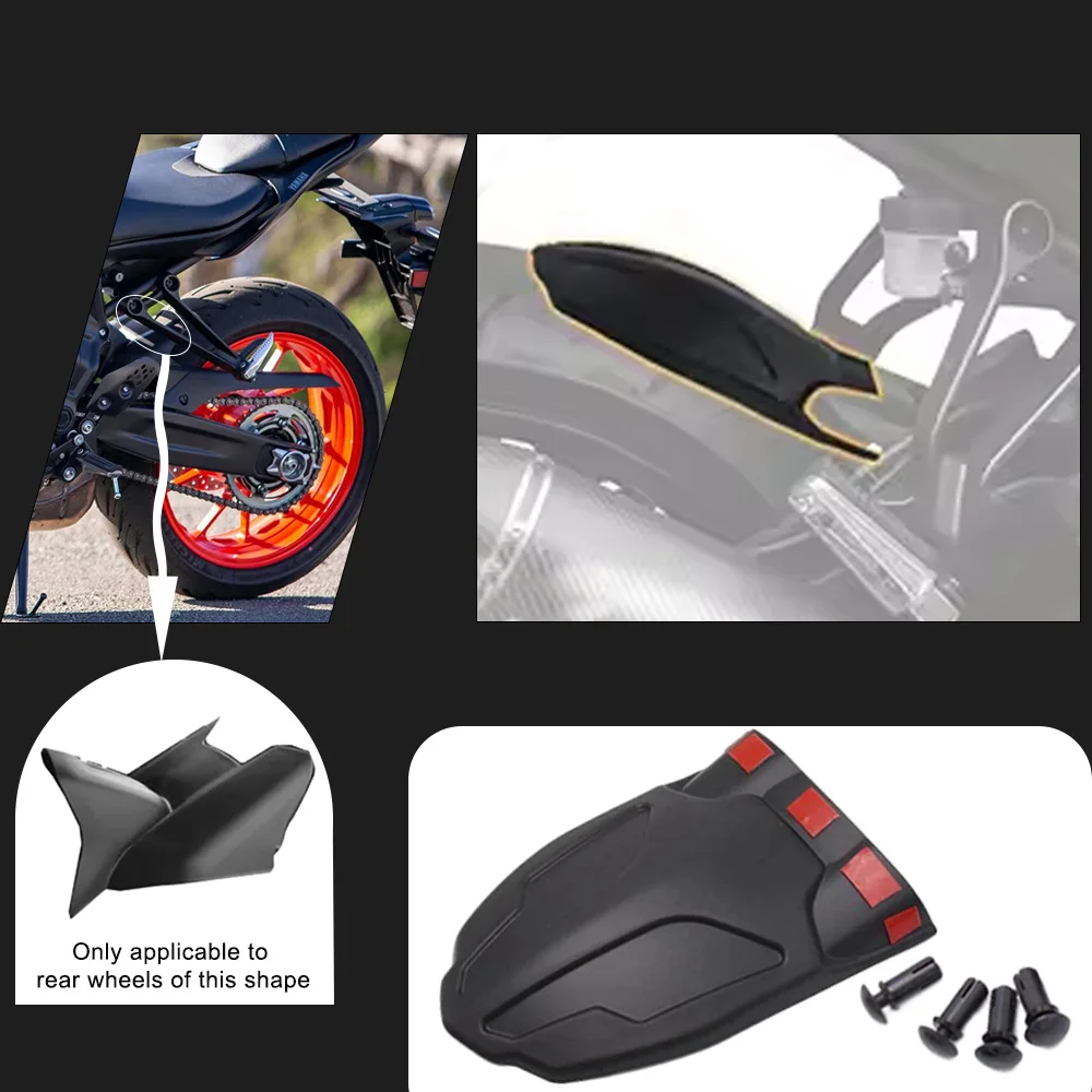 

Motorcycle Fender Extender Extension For YAMAHA MT07 FZ07 2014-2021 Tracer 700 2015-2020 Front Rear Wheel Fender