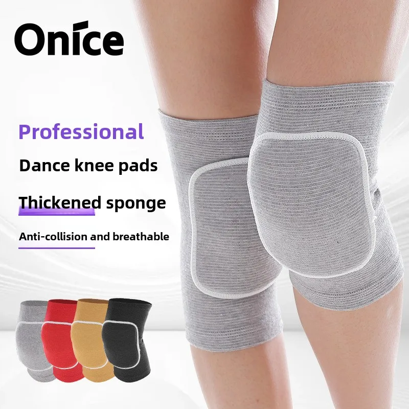 

Dance Knee Pads for Women, Thickened Sponge Kneeling Support, Volleyball Practice Anti-Fall Yoga Knee Protection