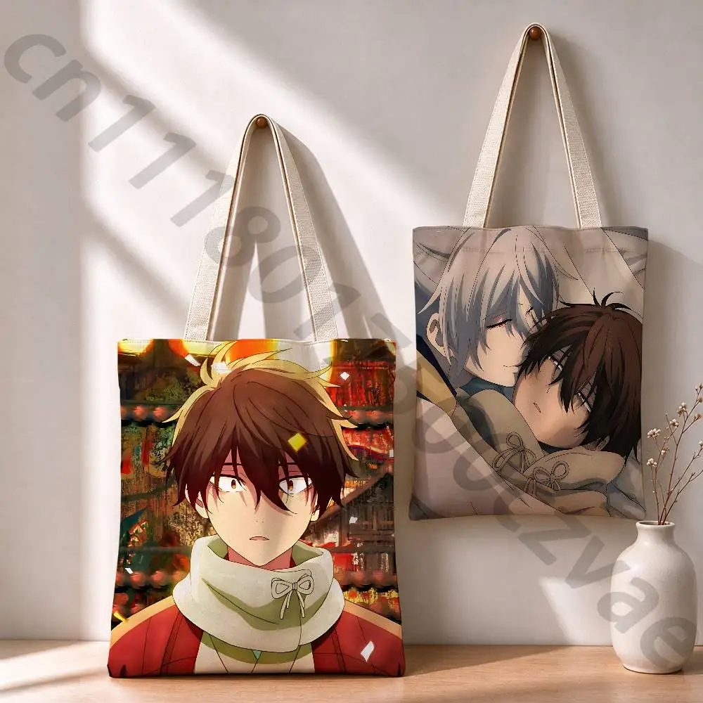 S-Sparks of T-Tomorrow Reusable Fashionable Backpack Multifunctional Handbag Canvas Shopping Bag