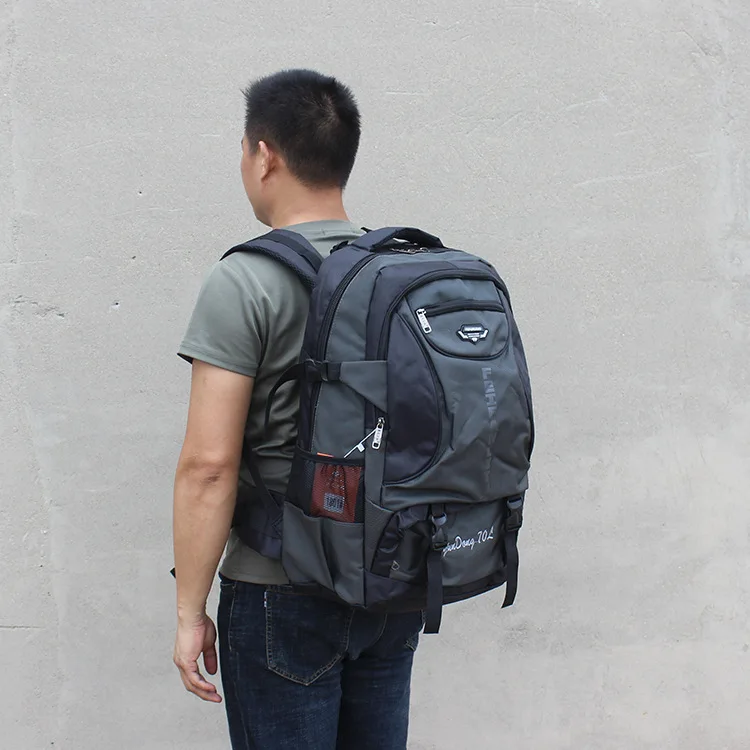 Mochila impermeable de 70L y 85L para senderismo, bolsa deportiva de gran capacidad para escalar al aire libre, mochila de viaje para montañismo para hombres y mujeres