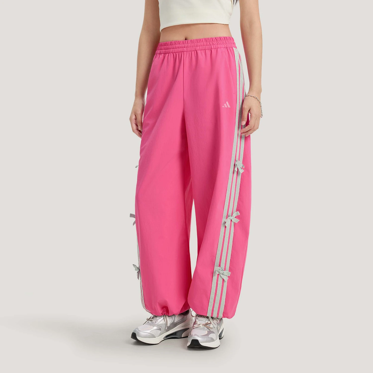 Adidas Authentic Spring Style Women's Elastic Waist Straight Leg Pants KR7597