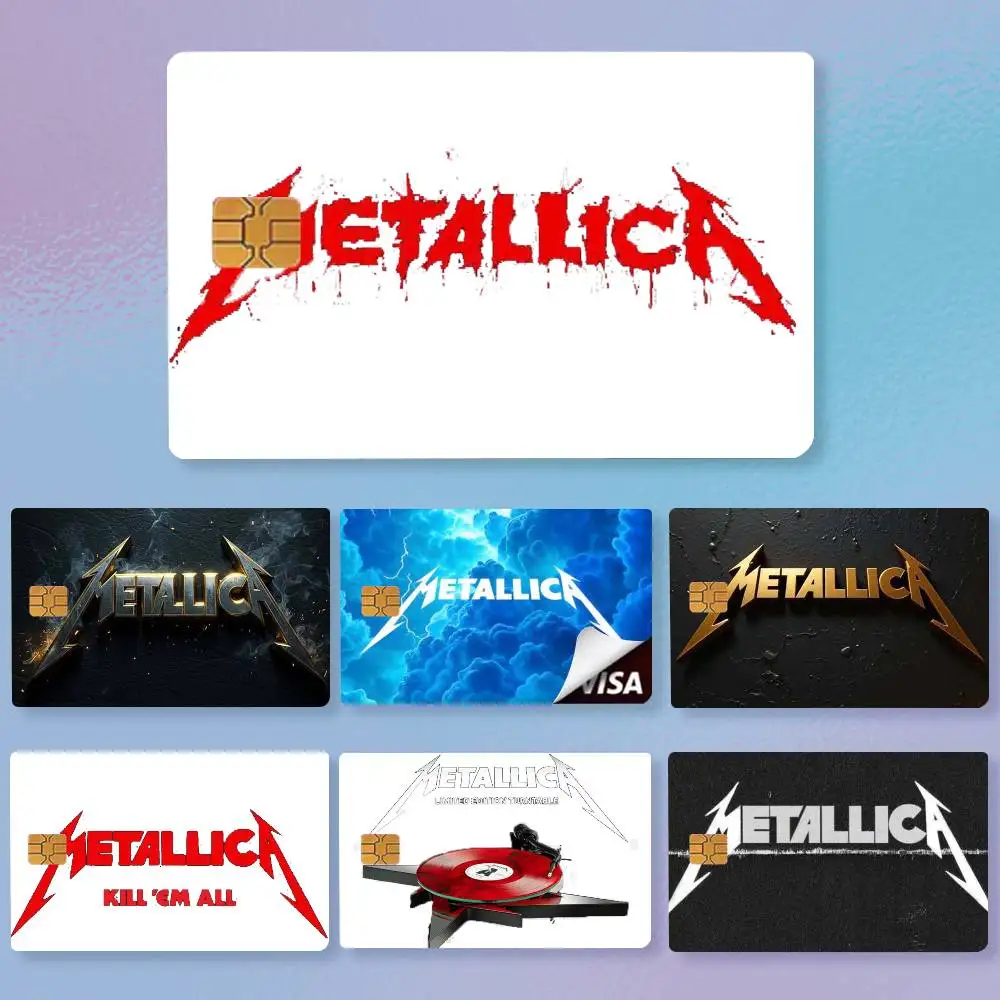 Logo Music M-Metallica A-Album  Credit Card HD Stickers Premium matte film effectively prevents fingerprints and daily abrasion.