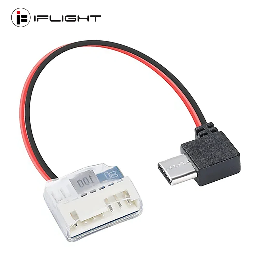 IFlight GoPro BEC Power Adapter Type C To 5V Balance Plug Power Cable Charging Cable for GoPro Hero 6/7/8/9/10 RC FPV Drone