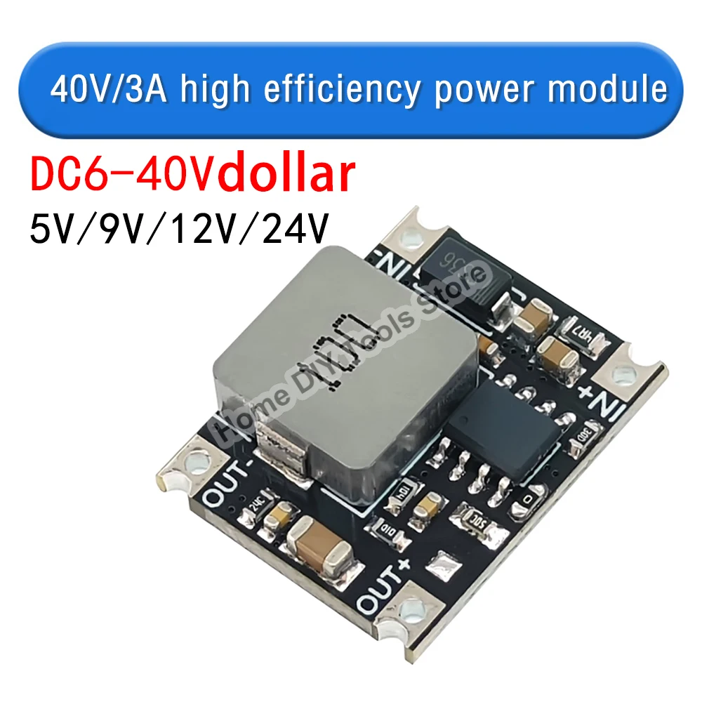 500KHZ Low Ripple High-power Buck Module DC 6V-40V 6V-32V naar 5V 9V 12V 24V 3A Buck Converter Power Module