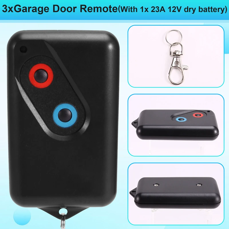 3Pcs Garage Door Remote For 2211 L 2 Button Garage Door Remote Transmitter 303Mhz/390Mhz Garage Door Remote Transmitter