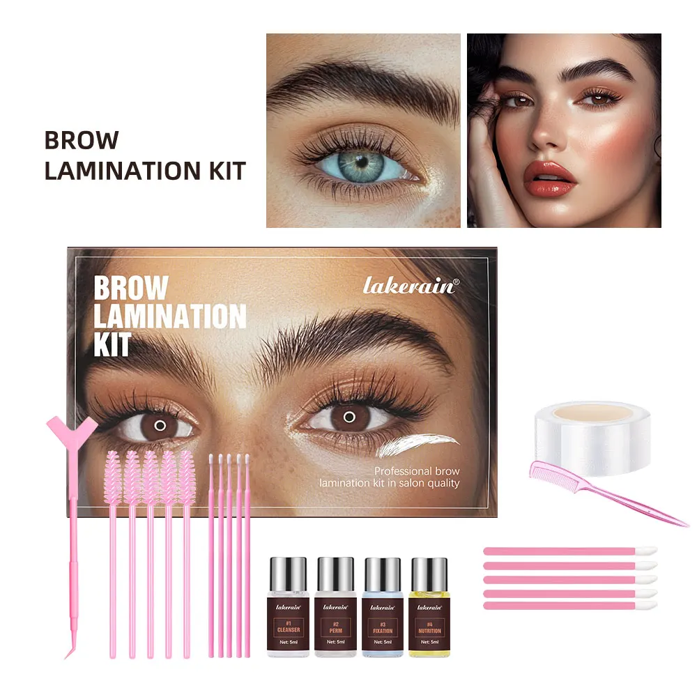 Lamination Eyelashes Beauty Treatment Salon Eyebrow Laminate Professional Kit Make-up for Women Brow Lift Kit Makeup Korean Eyes